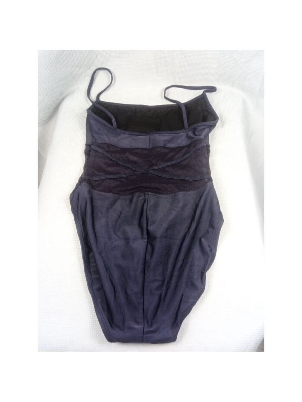 Anne Cole Collection one piece swimsuit, navy blue, size 10 - Picture 2 of 3